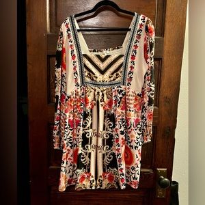 Nikasha Floral Mini Dress | Anthropologie | Size: L